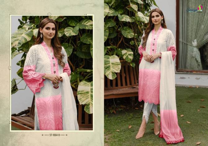 Saniya St 1064 Color Edition New Fancy Wear Pakistani Salwar Suits Collection